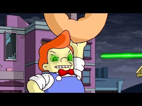 The Simpsons Game [Xbox 360] - Walkthrough | Shadow of the Colossal Donut | #9 [Full HD]