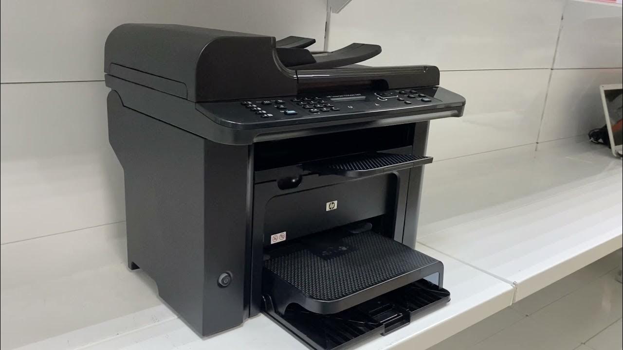 МФУ лазерное HP LaserJet 1536dnf MFP - YouTube