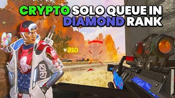 CRYPTO SOLO QUEUE GRINDING DIAMOND RANK IN SEASON 24 - Apex Legends