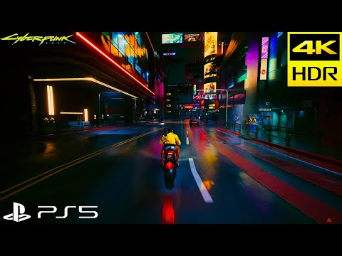 Cyberpunk 2077 PS5 Gameplay 4K HDR 60FPS - Next-Gen Graphics