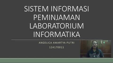 Projek Akhir Praktikum Pemrograman Web : Sistem Informasi Peminjaman Laboratorium Informatika