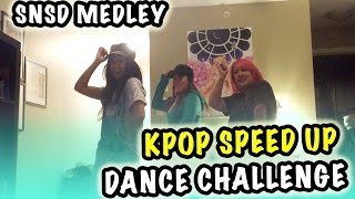 [KPOP SPEED UP DANCE CHALLENGE 2배속 댄스 도전] -- SNSD MEDLEY -- 소녀시대 메들리 Resimi