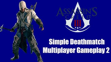 Assassins Creed 3  PS3 - Simple Deathmatch Multiplayer Gameplay 2
