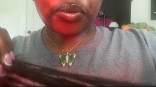 lofi asmr| detangling. scalp scratching. trimming.. bantu knots