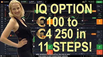 IQ Option Real Money method#11: €100 to €4,250 in 11 steps, €2,300 to €4,250 in 10 sessions