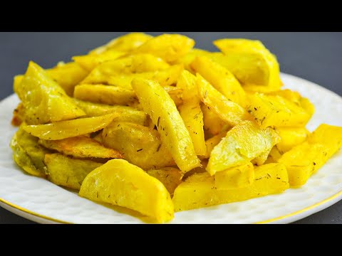 Не жарьте картофель! Экономия времени и минимум жиров! Картофель с укропом и чесноком!
