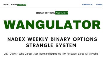 WANGULAOR NADEX Weekly Binary Options STRANGLE System Review