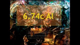 6.74c Warcraft 3: Defence of the ancients. - пробная игра против ботов (Tidehunter) [матч 2023 года]