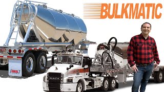 Bulkmatic relies on Heil Dry Bulk Tanker Trailers and DCP by First Gear Mack Anthem Replicas