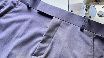 Very Easy Pant Fly Zipper Stitching / Fly Front Zipper Pattern / Pants Fly Stitching / Pant Stitch