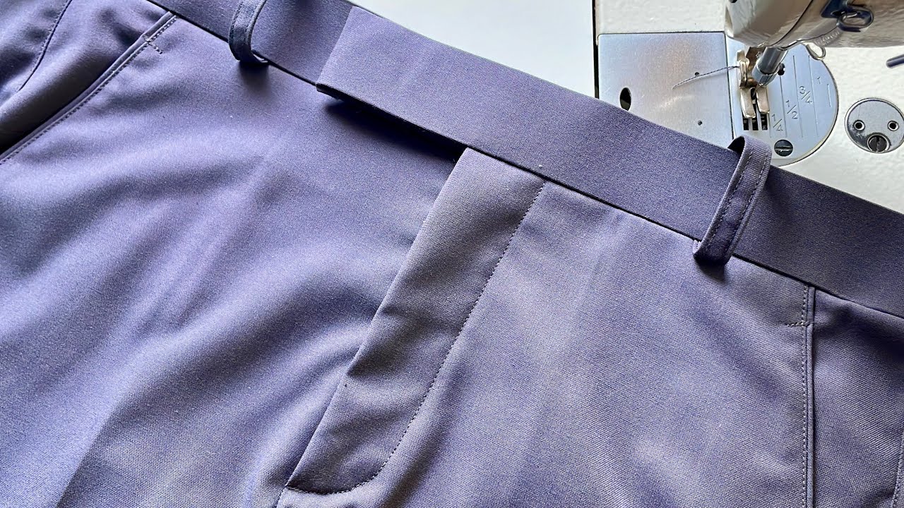 Very Easy Pant Fly Zipper Stitching / Fly Front Zipper Pattern / Pants Fly Stitching / Pant Stitch