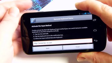 How to Scan Bar Codes with any App: Barcode Keyboard for Android