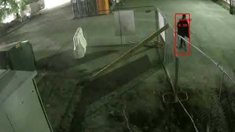 Check out what happens to night time visitors on a construction site | Real-time Video Security