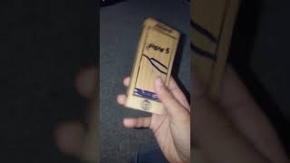 This is a wooden phone