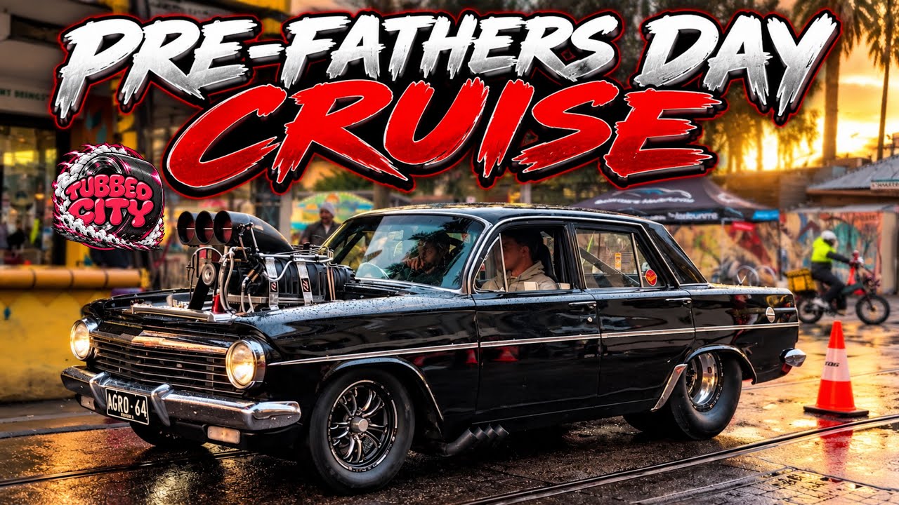 PRE-FATHER’S DAY AUSSIE MUSCLE CRUISE! 🇦🇺🔥 | Acland Street St Kilda