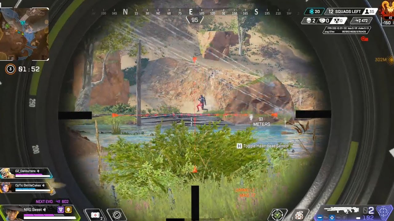 Incredibly laggy server and invulnerable Bloodhound Apex Legends Highlights