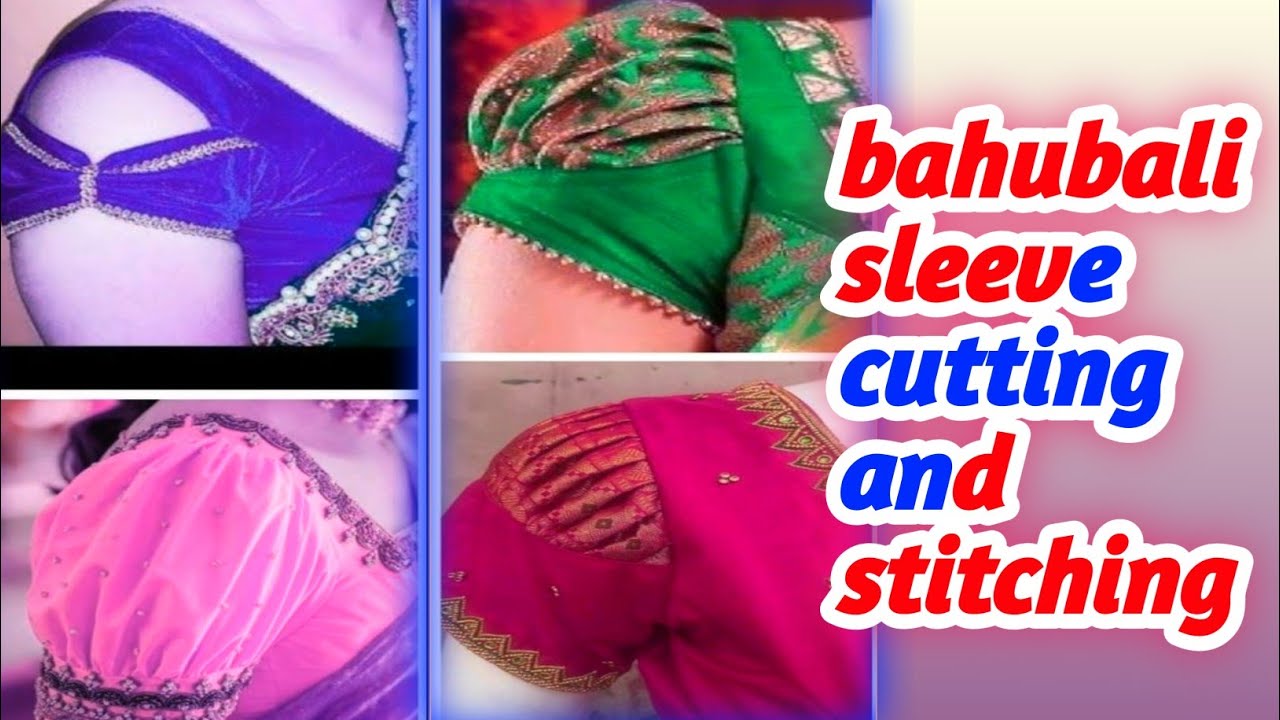 bahubali sleeve stitching//babhubali sleeve blouse design//babhubali