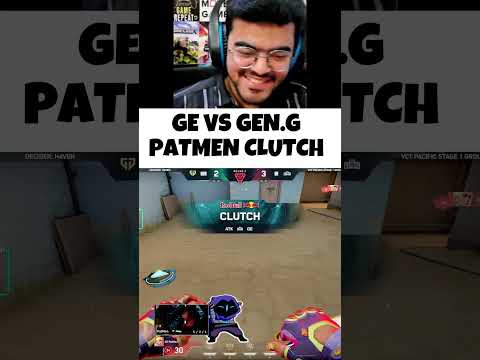 PATMEN 1v3 CLUTCH vs Gen.G! 😱 #valorant