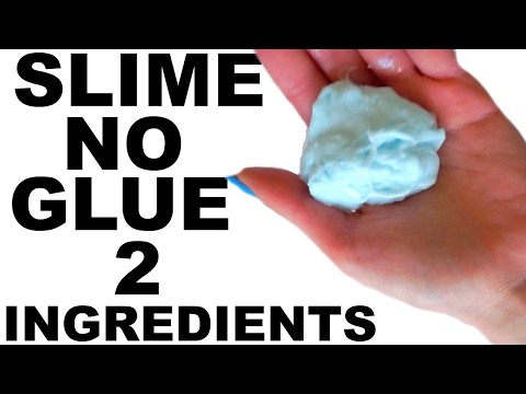 How To Make Slime Without Glue 2 Ingredients 3 Ways