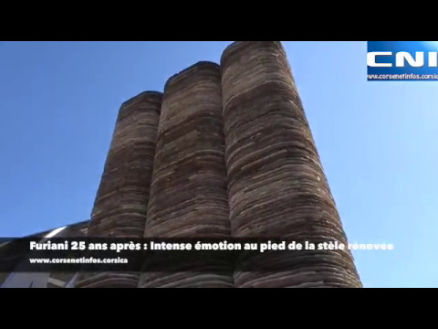 Image du reportage Furiani 25 ans après : Intense émotion au pied de la stèle rénovée (Corse Net Infos)