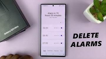 How To Delete Alarm On Samsung Galaxy S23