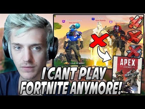 ninja refuses to play fortnite after the worst update ever ruined it for him - fortnite ninja vs myth
