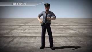 Toss Grenade - 3d Motion Capture FBX