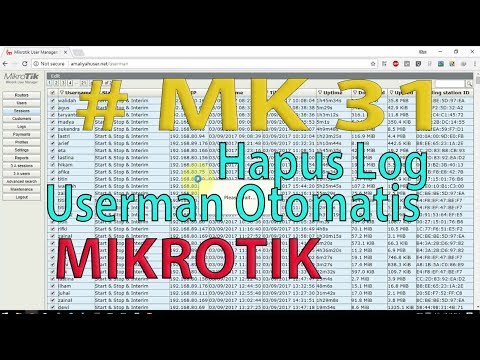 Menghapus Log Session Userman Mk31