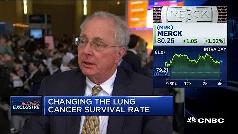 Merck Reserach Labs president on lung cancer treat...
