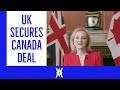 UK Secures Post-Brexit Trade Deal With Canada