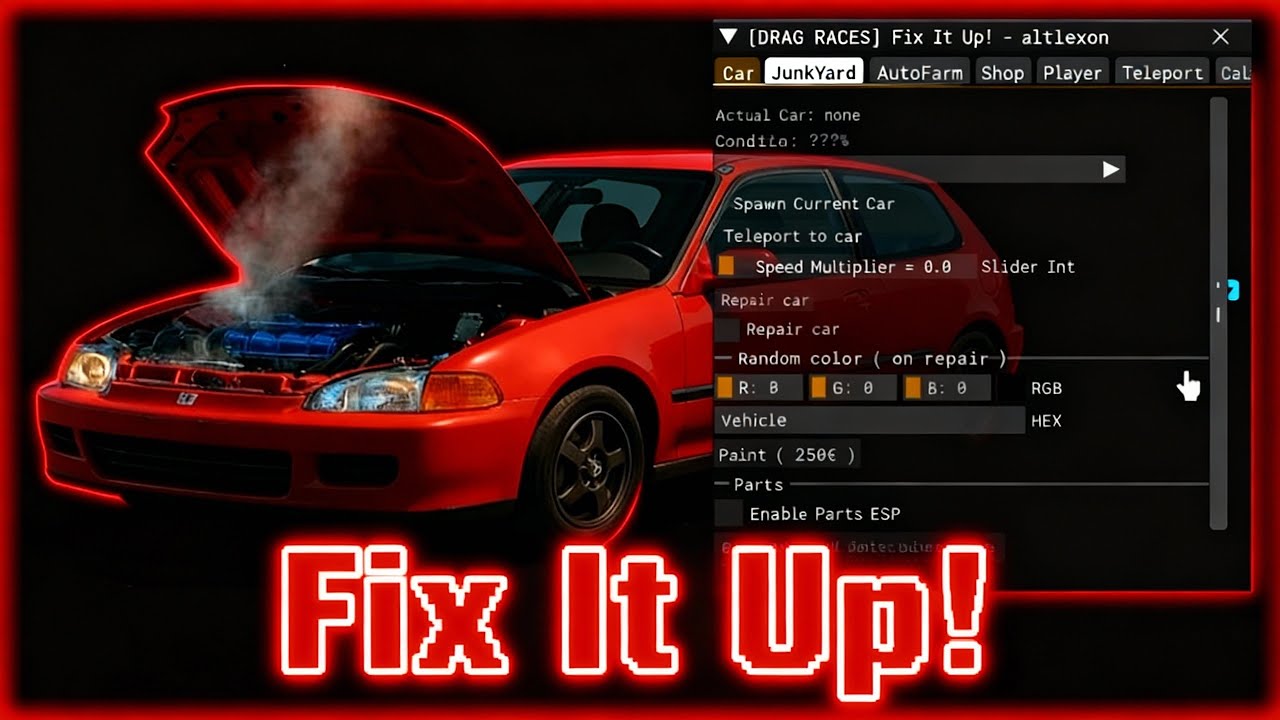 Fix It Up! ~ Keyless *AUTOFARM, AUTOBUY*...