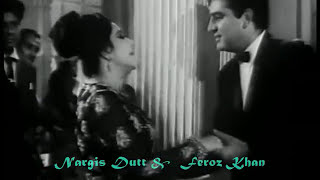 dil ki girah khol do,tum mere pas aao_Raat Aur Din_Nargis& Firoz _Lata_MannaDey_Shailendra_SJ_a tri. Resimi