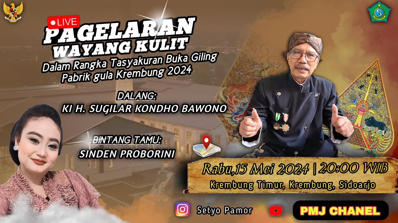 KI.SUGILAR TASYAKURAN BUKA GILING PABRIK KREMBUNG SIDOARJO.