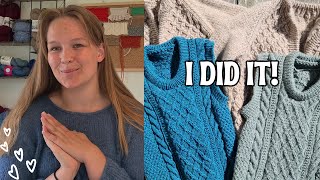 Finished Baby Knits, Started Blouse No 1 & Almost Finished Carl Cardigan // Knitting Podcast 045
