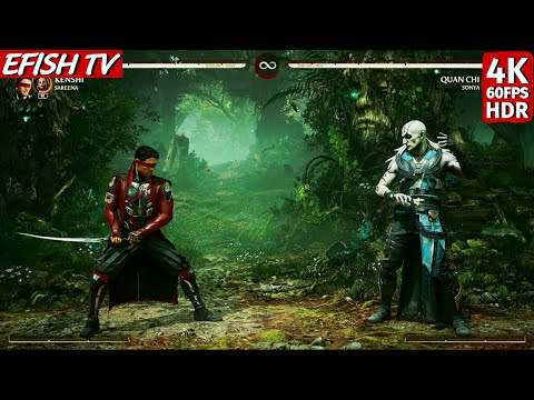 Kenshi vs Quan Chi (Hardest AI) - Mortal Kombat 1 | 4K 60FPS HDR