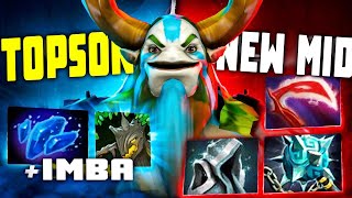 TOPSON Nature&#39;s Prophet&#39;s New MID Root Enemies broken hero - Dota 2 Pro Gameplay