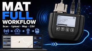 Celebrity MAT Full Workflow — TS-7553 LCD Field Scan, PC Upload, Map Viewer, and CSV Export Wealth