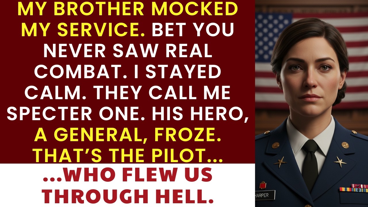 My Brother Mocked My Service—Until the General He Worshipped Saluted Me by Name