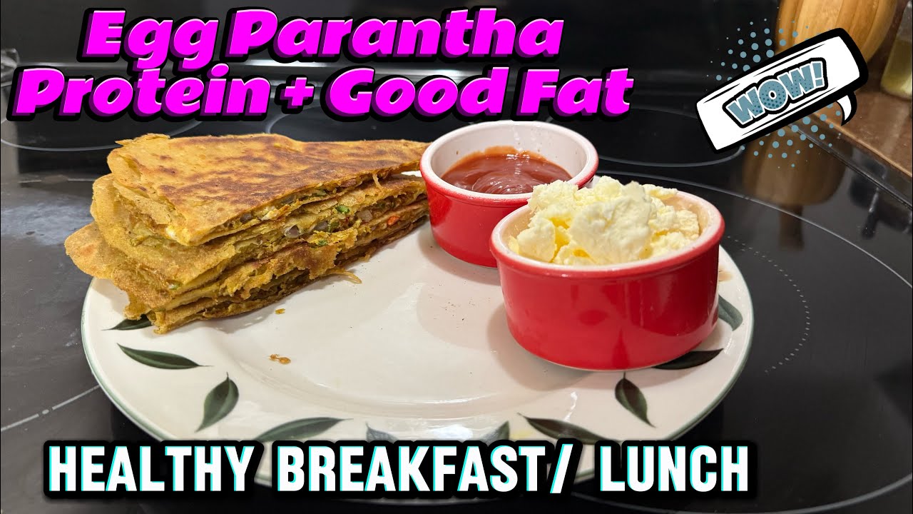 Homemade tasty and healthy egg parantha high protein &good fat/lacha parantha@TheHomeKitchenTadka 