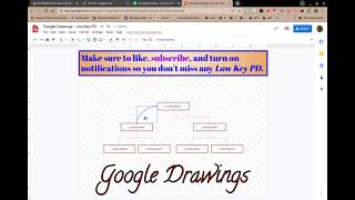 Low Key PD: Google Drawings - Format - Connectors