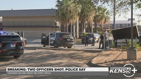 San Antonio police officers expected to be okay after shooting, suspect is dead