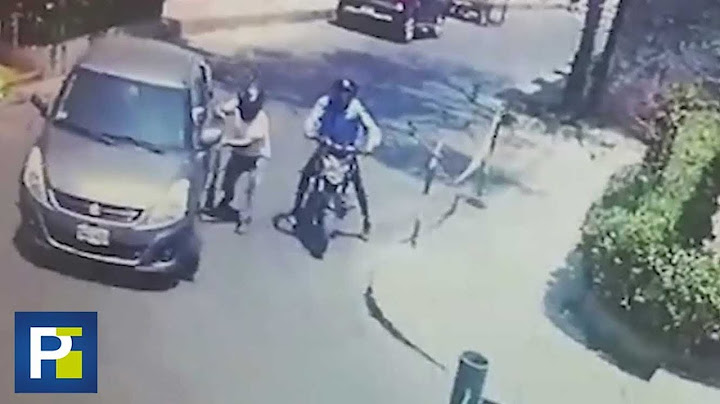 Embistió con su auto a los dos ladrones que trataron de asaltarlo en una calle de Perú