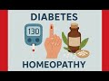 Diabetes and Homeopathy medicine