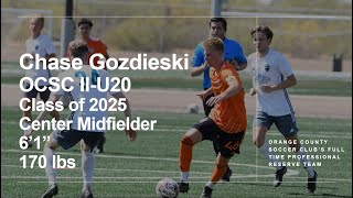 Chase Gozdieski 2023 Highlightscl Of 2025 Ocsc Ii U20
