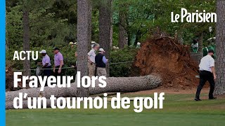 Golf : des arbres tombent sur des spectateurs lors du Masters d'Augusta