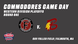 8/5/22 Western Division Playoffs Game 2 Falmouth Commodores vs Bourne Braves