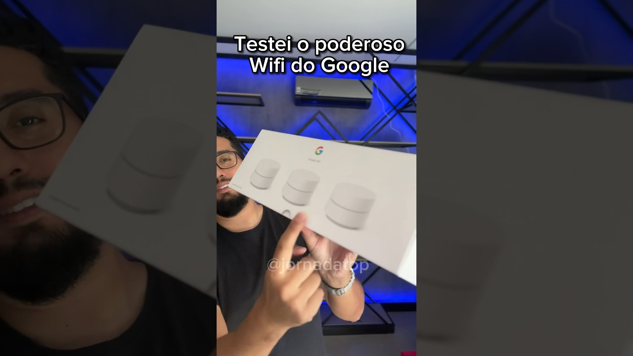 Testei o Poderoso Wifi do Google a rede Mesh #google #tecnologia #internet #dicas