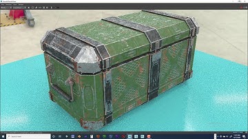 SciFi Crate Lighting Rendering Part 05 A