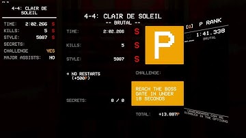 Daily ULTRAKILL P-rank until I get HRT (day 17 | 4-4)