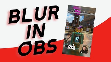 How to Create a BLUR Effect on OBS (Quick & Easy) Shorts/Reels/Tiktok Tutorial